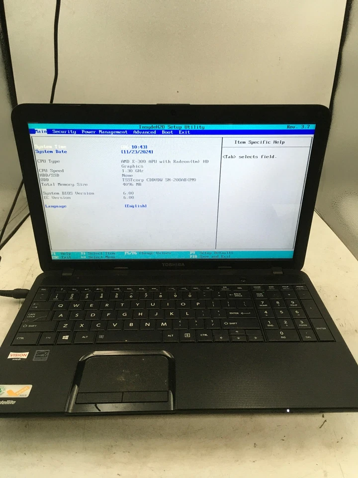 HP PROBOOK 4540S - BOOTS TO BIOS - INTEL I3 3110M - NO RAM - READ DESCRIPTION-BB - Image 1 of 4