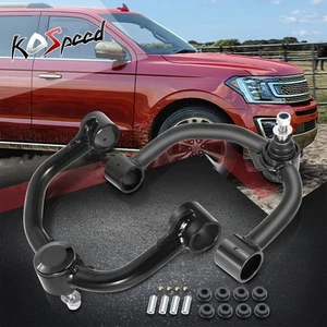 J2 Black 2-4" Lifted Tubular Front Upper Control Arms for 04-22 F150/Expedition - Picture 1 of 6