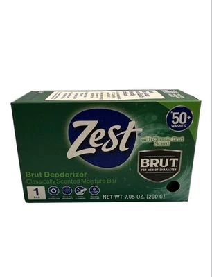 Vintage Zest Deodorant Beauty Bath Bar Soap, Aqua Scent, 7.05 oz - Image 1 of 3