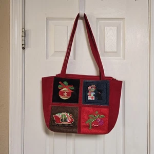 Kim Rogers Urlaub Beuteltasche Tasche Kartenhalter Reißverschluss Taschen Patchwork Design - Bild 1 von 9