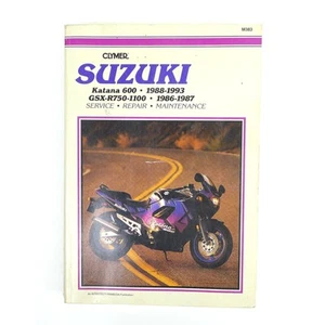 Motorcycle Repair Manual for Suzuki SXR Katana M383 Intertec OPEN BOX 0892875909 - Picture 1 of 3