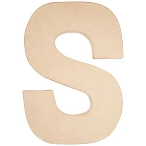Craftsmart Paper Mache Letter S - Picture 1 of 2