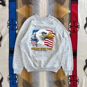Sudadera De Colección Años 80 Operación Tormenta del Desierto EE. UU. Militar Cuello Redondo Talla Grande - Imagen 1 de 8