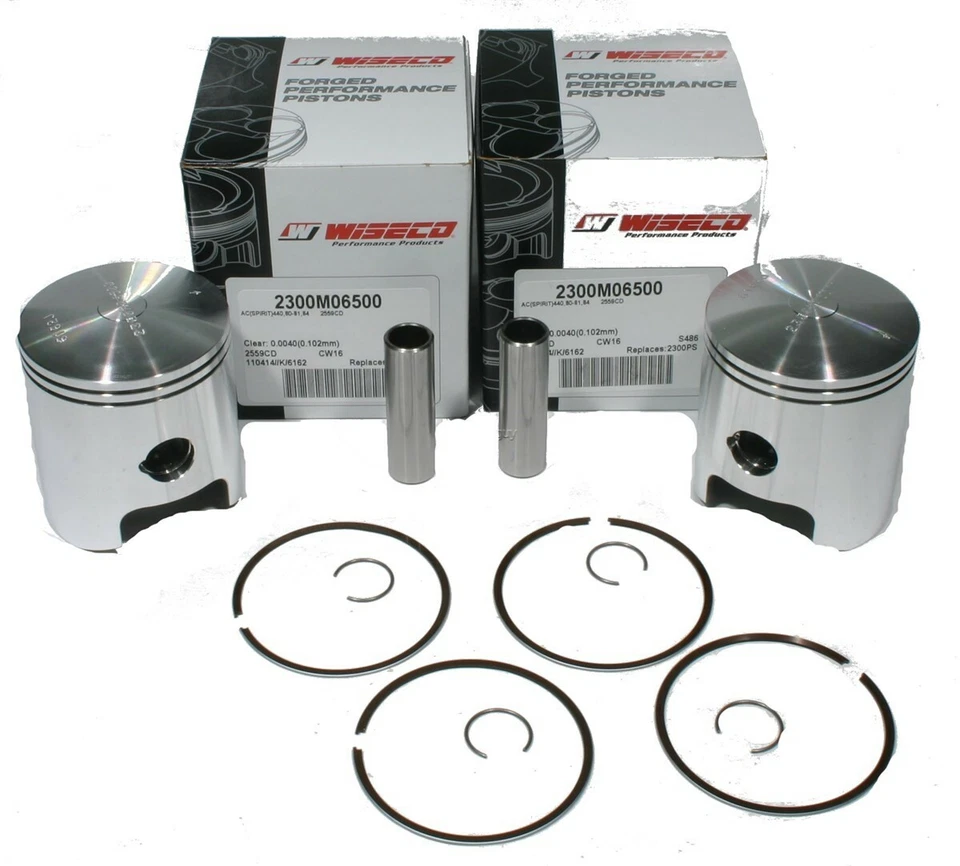 Arctic Cat Panther 440, 1980-2001, Wiseco Pistons - Pair - 2300M06500 - Image 1 of 1