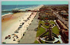 Postcard The Broad And Smooth Beach At Colorful Daytona Beach, Florida B12