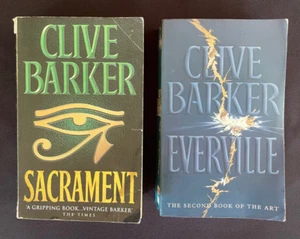 2x Clive Barker, Sacrament + Everville, Horror Fantasy Set of P/B Books - Picture 1 of 6