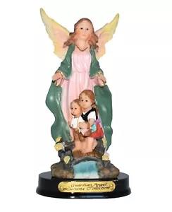 Guardian Angel 5 Inches Statue Figure Angel Guarda Estatua Religious Gift New - Picture 1 of 1