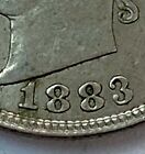 1883 No Cents V Liberty Nickel RPD FS1301 XF-AU FULL HAIR, RPD ERROR, #292