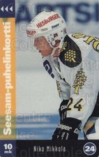 1994-95 Finnish TuTo Turku Phone Cards #11 Niko Mikkola