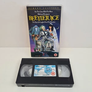Beetlejuice 1988 VHS PAL VGC - Picture 1 of 6