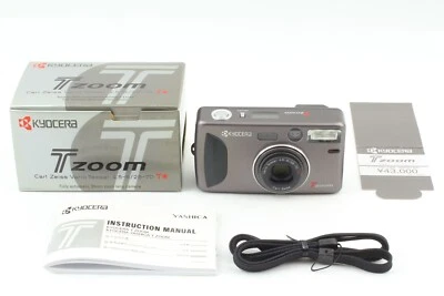 [💥EXCELENTE COMO NUEVO en CAJA] Kyocera T Zoom Yashica T4 35 mm apuntar y disparar desde Japón Foto 1 de 4