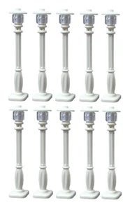 ☀️NEW! Lego City/Town/Village White STREET LIGHT Lamp Post X 10 / NEW - Picture 1 of 2