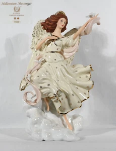 Lenox Millennium Messenger Angel Figurine 11 1/2" Tall - Picture 1 of 8