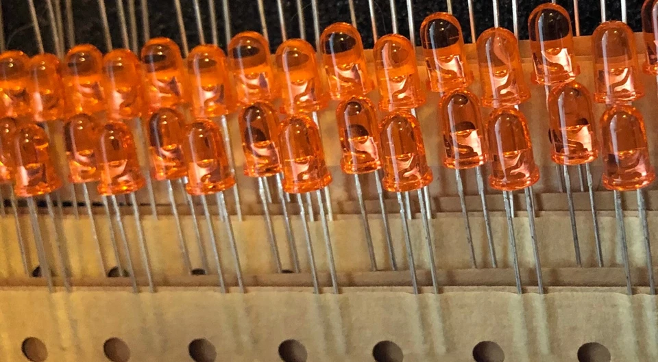 OSRAM LS5420-Q Q62703Q2751 LED 5mm Super RED Qty.10 - Image 1 of 1