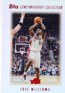 2003-04 Topps Contemporary Collection Red Cavaliers Card #118 Eric Williams /225