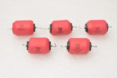 Vishay Dale IHA205BA Inductores Fijos Axiales Hi Cur 500uH Lote de 5 Foto 1 de 3