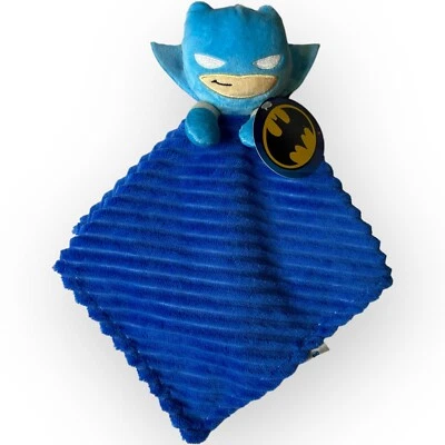 Kids Preferred Plush Blue BATMAN Lovey Security Blanket Baby Toy #73533 - Image 1 of 4