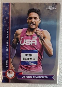 2024 Topps Chrome U.S Olympics Jaydin Blackwell #85 - Picture 1 of 2