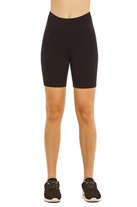 Women’s Biker Shorts Soft Cotton Wide High Waist Leggings Breathable Yoga Pants - Picture 1 of 44