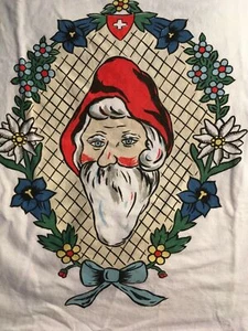 VINTAGE SANTA CLAUSE T-Shirt Single Stitched Adult XL (46-48) Women Men Christma - Picture 1 of 6