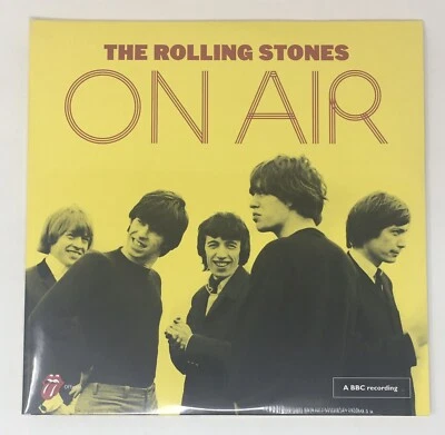 ROLLING STONES “On Air” SEALED Promo Yellow Colored Vinyl Record Album LP CZECH - Image 1 of 4