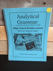 The Great American Authors Analytical Grammar 2007 by Robin Finley - Foto 1 di 2