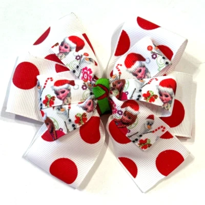 Hermoso arco para niñas inspirado en Anna y Elsa de Navidad Foto 1 de 2