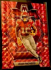 Isiah Pacheco PINK CAMO 2023 Panini Mosaic #110