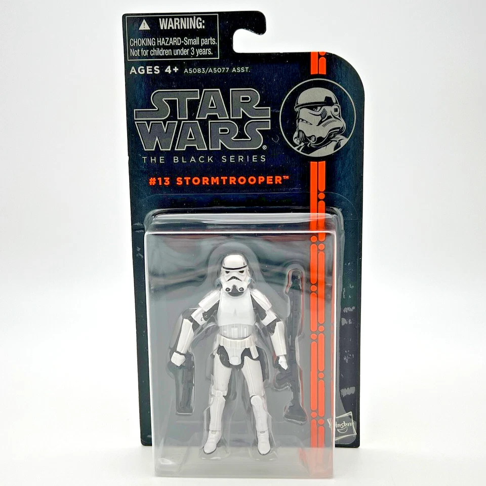 2013 Hasbro Star Wars Black 3 3/4" Series 2 #13 Stormtrooper Action Figure MOC
