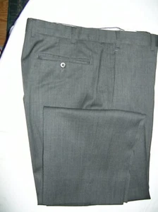 Zanella Todd graue FF Wolle Anzughose Made in Italy 36 x 28 1/2 (P44) - Bild 1 von 5