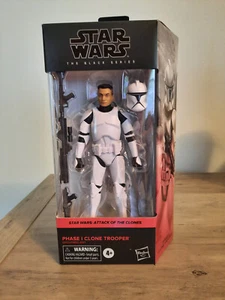 Star Wars The Black Series Attack Of The Clones Phase I Clone Trooper - Picture 1 of 3