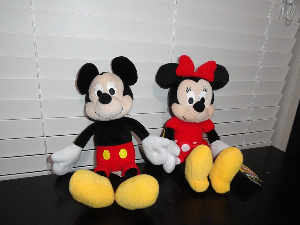 Mickey & Minnie Mouse • Disney 90 Years Kohls Cares 14" Plush Stuffed Toys