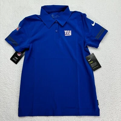 NWT Nike New York Giants Polo Shirt Womens XS Blue On Field Flex Standard Fit - Image 1 of 4