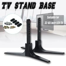 Adjustable Universal TV Stand Table Top Mount Base LCD Flat Screen 32-65inch 