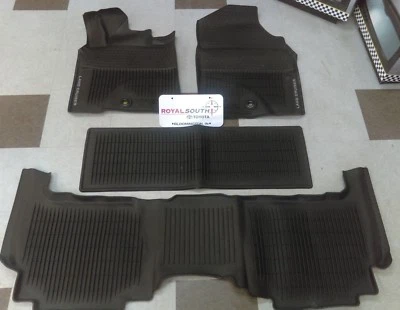 Revestimientos de piso para todo tipo de clima originales OEM OE para Toyota Land Cruiser 2016-2021 Foto 1 de 2