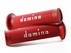 Domino Handlebar Grips Red/White for Honda NSS 300 Forza 2013-2019
