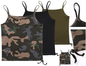 Brandit Ladies Military Camouflage Tank Spaghetti Top Lilly S M L XL 2XL 3XL 4XL - Picture 1 of 11