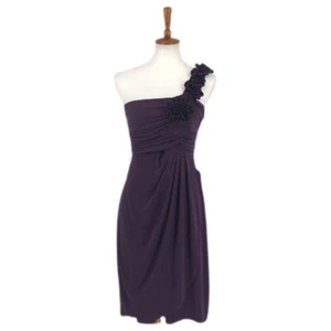 Enfocus Studio lila One-Shoulder-Kleid, Größe 6 - Bild 1 von 8