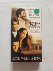 GOOD WILL HUNTING Robin Williams VHS Tape, COMPLETE/TESTED SEE PHOTOS (VHS38) - Picture 1 of 4