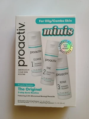 Proactiv Solution 3 Pasos Tratamiento Acné 30 Días Kit de Inicio Nuevo Sellado Foto 1 de 4