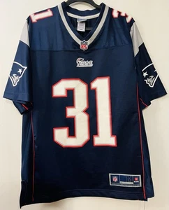 Pro Line New England Patriots Jersey Medium Aqib Talib #31 Blue Rare - Picture 1 of 8