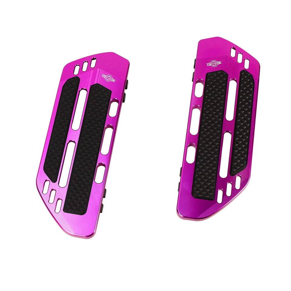 Big Rider Purple Footboards Foot Pegs for Harley 24-25 CVO Street Road Glide ST Foto 1 de 4
