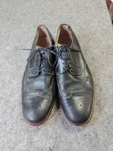 Banana Republic Herren Elegant Schuhe 11,5 M Oxford Schwarz Leder Budapester Schnürschuhe - Bild 1 von 7