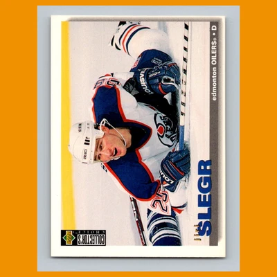 Jiri Slegr #144 1995-96 Collectors Choice Edmonton Oilers Hockey Card NHL - Image 1 of 3