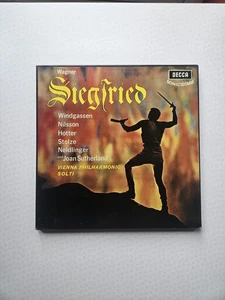 Wagner Siegfried Vienna Philharmonic Vinyl Record (×5) Box Set With Manual Guide - Picture 1 of 12