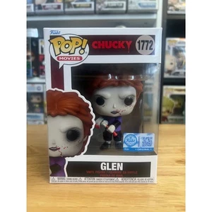 NEW IN HAND EXCLUSIVE Glen w/ Axe Funko Pop #1772 Chucky Child's Play Horror - Picture 1 of 6