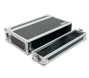 2 SPACE 10" DEEP UNIVERSAL ATA 19" RACK MOUNT EFFECTS FLIGHT ROAD CASE - Picture 1 of 3