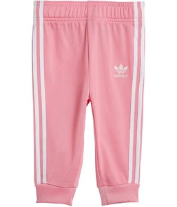 Adidas Girls Superstar Athletic Track Pants, Pink, Infant, 9 mos - Picture 1 of 2