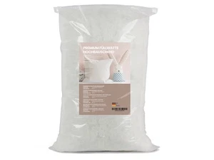 500g Bastelwatte Füllwatte Hochbausch. Kissenfüllung Füllmaterial Bastelmaterial - Bild 1 von 7