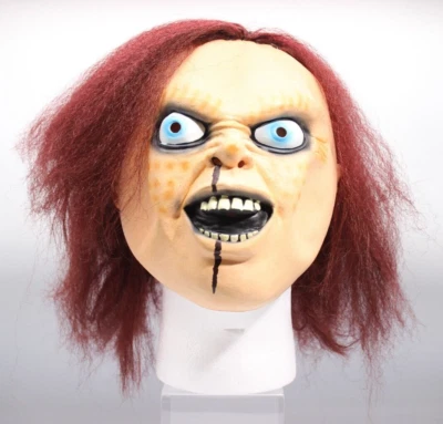 Halloween Child's Play Chucky Latex Horror Mask for Movie Adult Cosplay Costume - Image 1 of 4